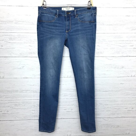 NEW Abercrombie & Fitch Women's Jeans The A&F Jegging Stretchy size 30 x 29 - Picture 1 of 11